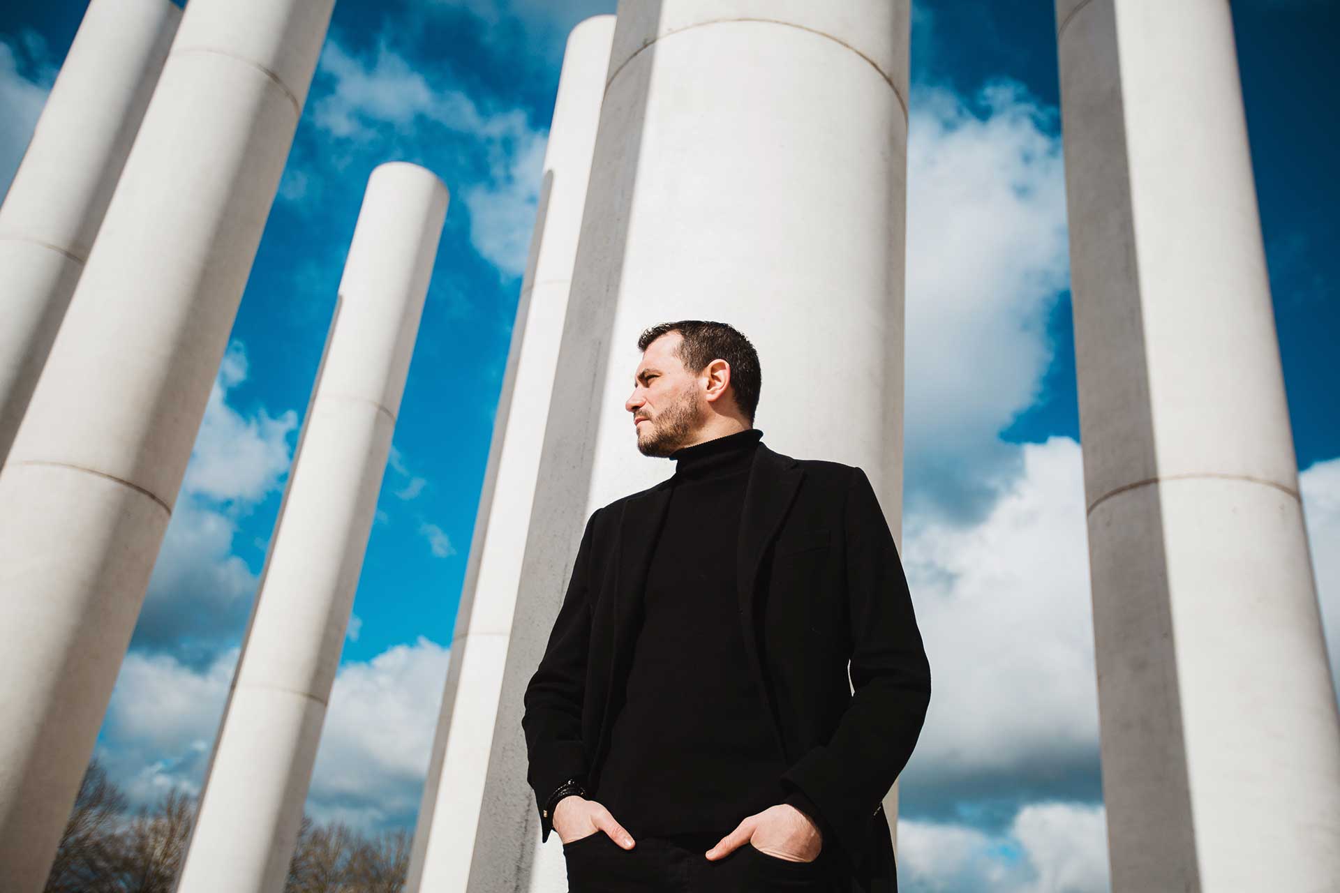 Portrait graphique homme